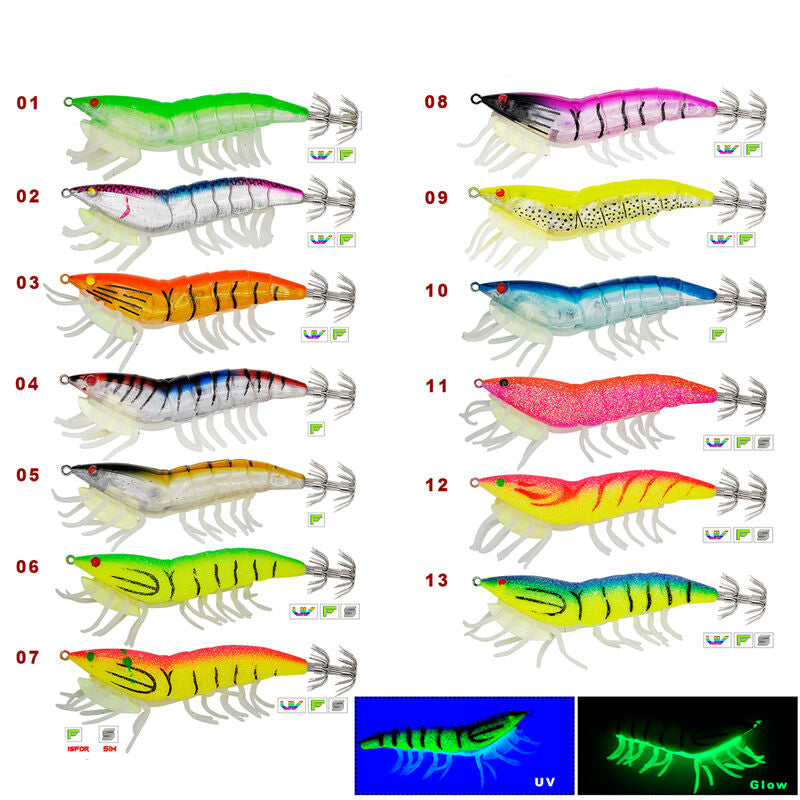 Portfish Shrimp Kalamar Zokası 3,5 gr Kurşunlu 11,5 cm